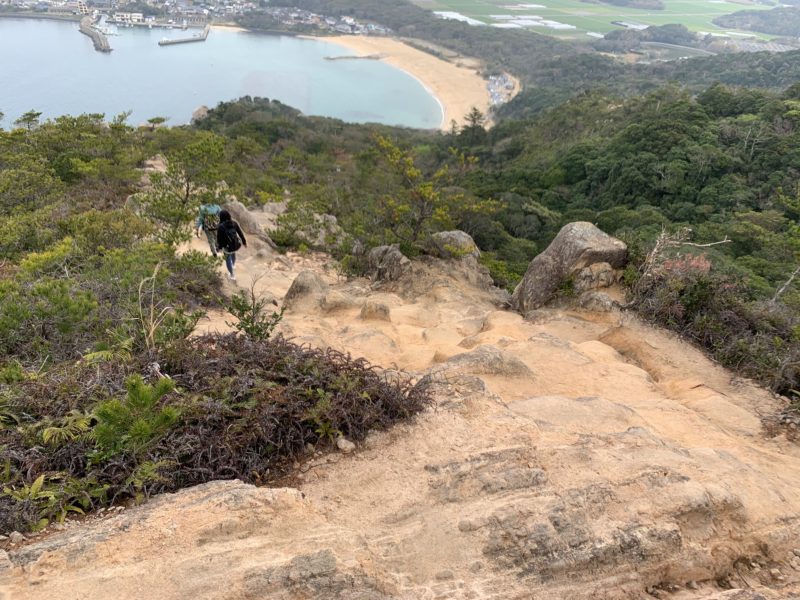 立石山　登山道